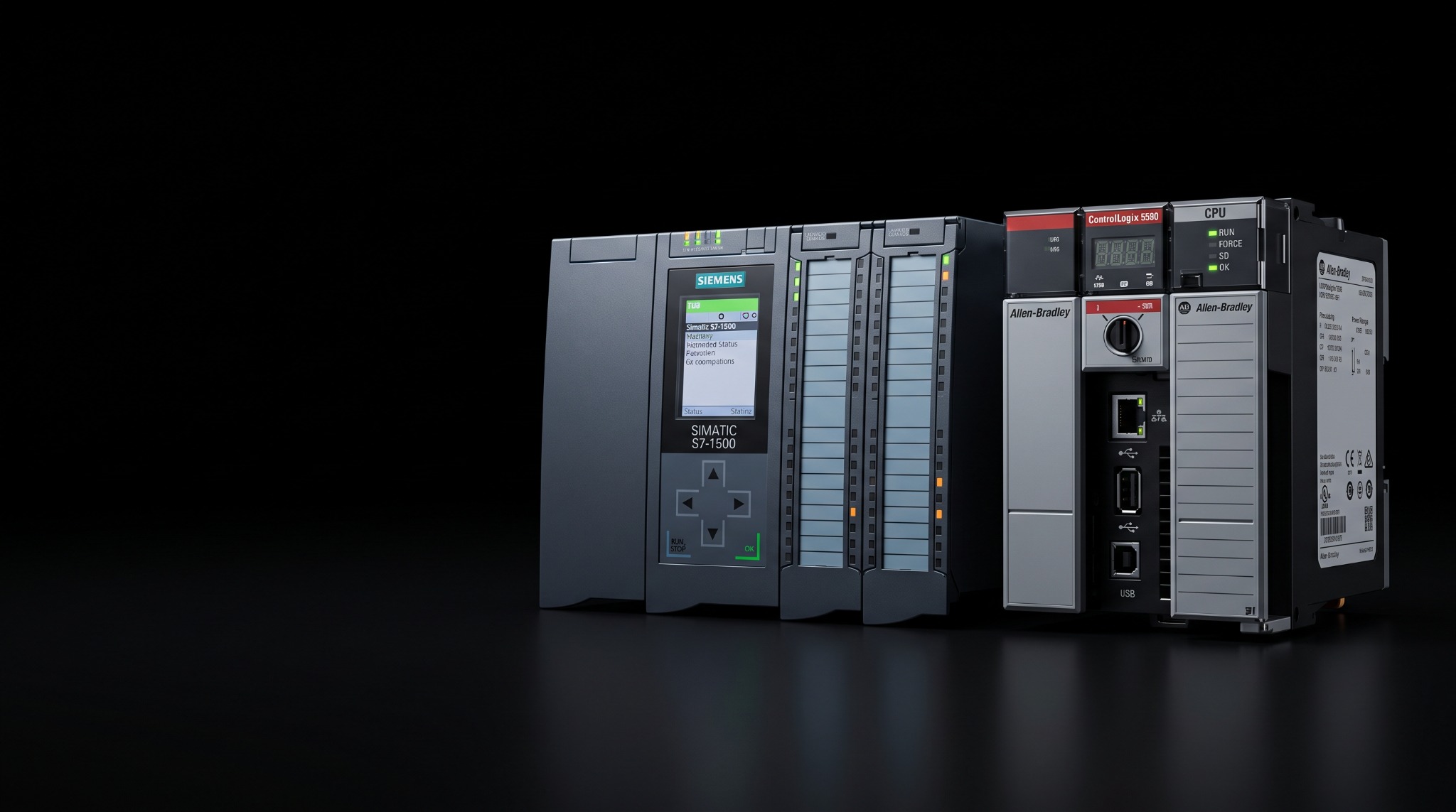 PLC Siemens y Allen-Bradley